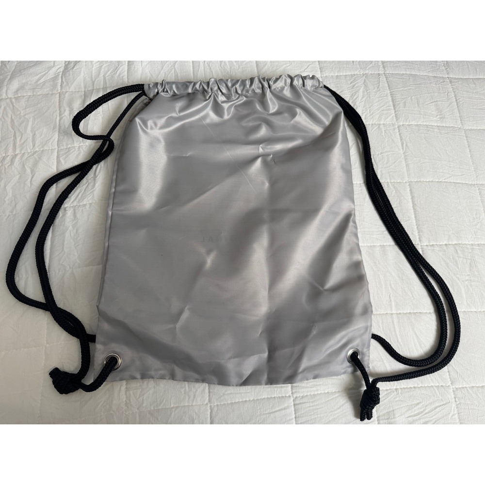 Hunter Original Drawstring Backpack Bag Gray Nylo… - image 6